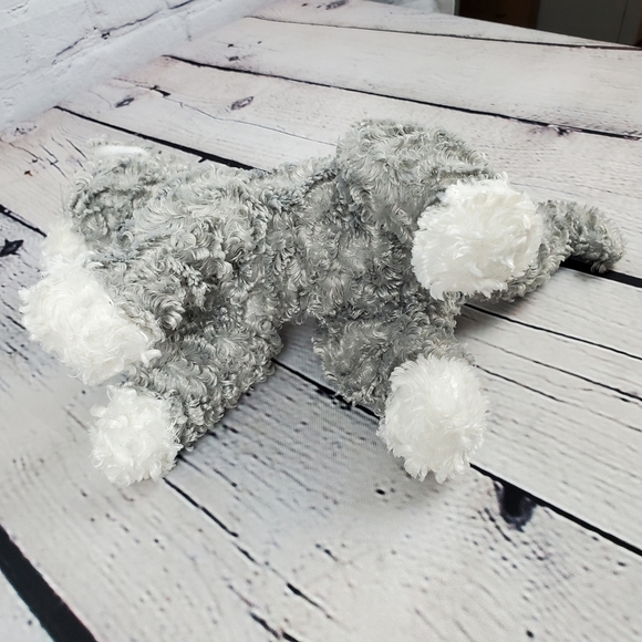 Gund Bootsie Gray White Kitty Cat Plush Stuffed Animal 10 Inch - Picture 5 of 8